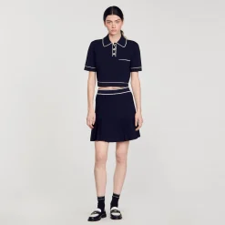 Maglione Corto A Polo