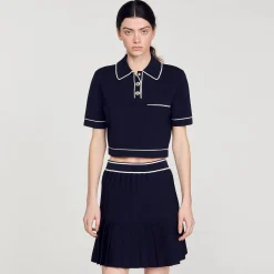 Maglione Corto A Polo