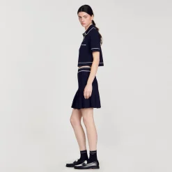 Maglione Corto A Polo
