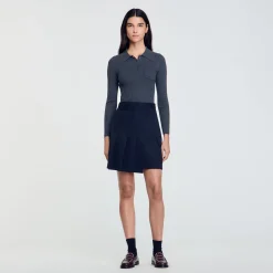 Maglione In Maglia A Coste