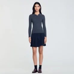 Maglione In Maglia A Coste
