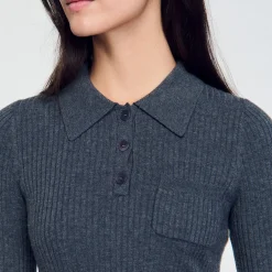 Maglione In Maglia A Coste