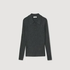 Maglione In Maglia A Coste