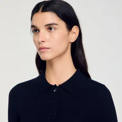 Maglione In Maglia A Coste