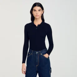 Maglione In Maglia A Coste
