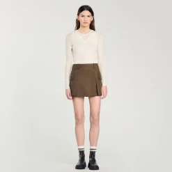 Maglione Trompe L'œil In Lana