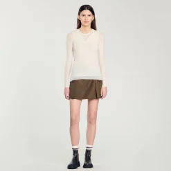 Maglione Trompe L'œil In Lana