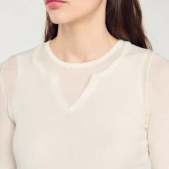 Maglione Trompe L'œil In Lana