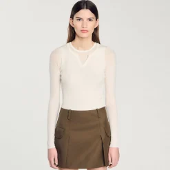 Maglione Trompe L'œil In Lana