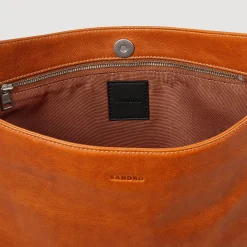 Messenger Bag In Pelle Cinghialata
