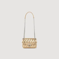 Mini Borsa Yza In Pelle Metallizzata