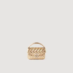 Mini Borsa Yza In Pelle Metallizzata