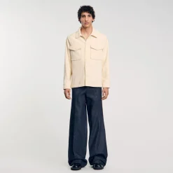 Overshirt In Velluto A Coste