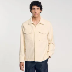 Overshirt In Velluto A Coste