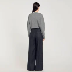 Pantaloni A Quadri Da Abito