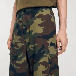 Pantaloni Cargo Mimetici