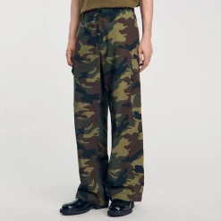 Pantaloni Cargo Mimetici