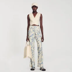 Pantaloni Con Stampa A Fiori