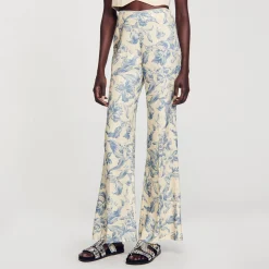 Pantaloni Con Stampa A Fiori