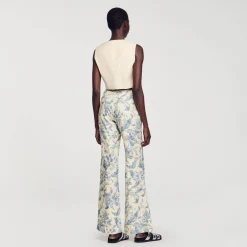 Pantaloni Con Stampa A Fiori