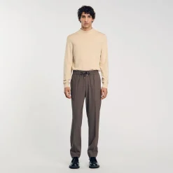 Pantaloni Con Vita Elasticizzata