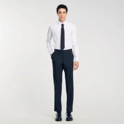 Pantaloni Da Abito Gessati