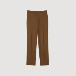 Pantaloni Da Abito In Lana