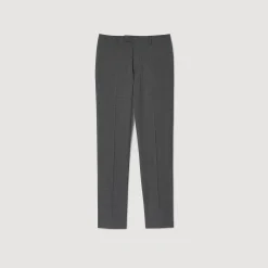 Pantaloni Da Abito In Lana
