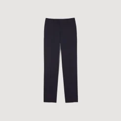 Pantaloni Da Completo Classici In Lana