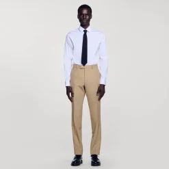 Pantaloni Da Completo In Lana