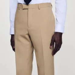Pantaloni Da Completo In Lana
