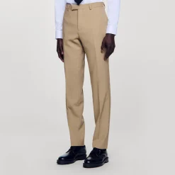 Pantaloni Da Completo In Lana