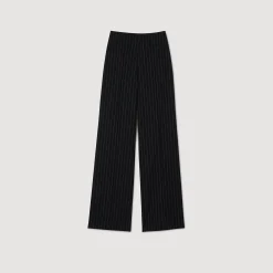 Pantaloni Dritti A Righine