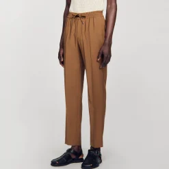 Pantaloni Dritti Elasticizzati