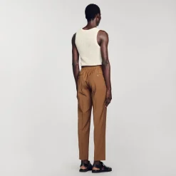 Pantaloni Dritti Elasticizzati
