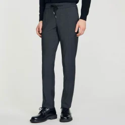 Pantaloni Dritti Elasticizzati