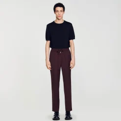 Pantaloni Dritti Elasticizzati