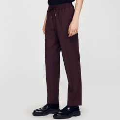 Pantaloni Dritti Elasticizzati