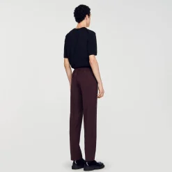 Pantaloni Dritti Elasticizzati