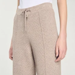 Pantaloni Glitterati In Maglia