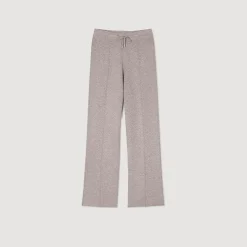 Pantaloni Glitterati In Maglia