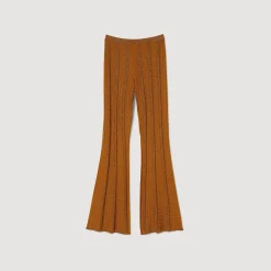 Pantaloni In Maglia Metallizzata