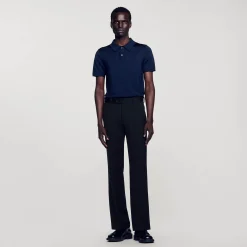 Pantaloni In Misto Lana