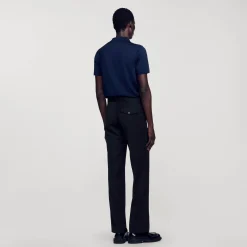 Pantaloni In Misto Lana