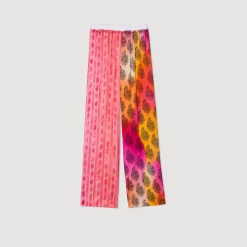 Pantaloni Larghi Con Stampa
