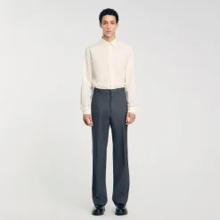 Pantaloni Larghi Da Abito