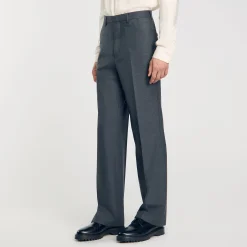 Pantaloni Larghi Da Abito