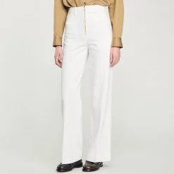 Pantaloni Larghi In Tela