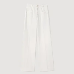 Pantaloni Larghi In Tela