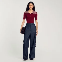 Pantaloni Modulari In Jeans